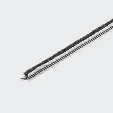 Uszczelka szczotkowa 6,5 mm czarna 