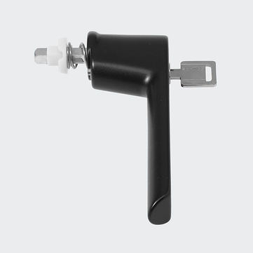 Klamka okienna RC RAL 9005 (głęboka czerń)