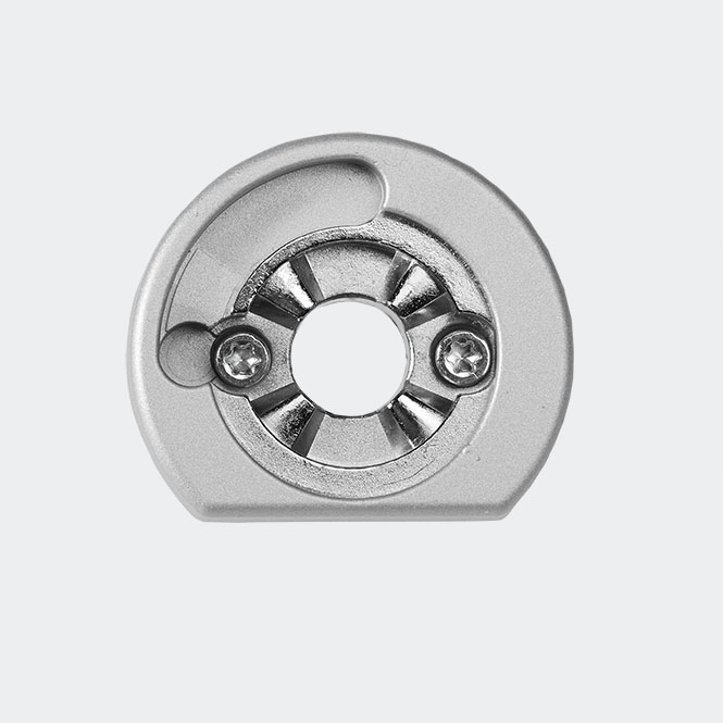 Rozeta mocująca antywłamaniowa RC Srebrny | lewy