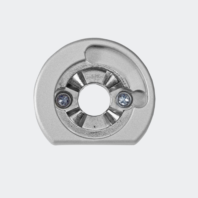 Rozeta mocująca antywłamaniowa RC Srebrna | Prawa