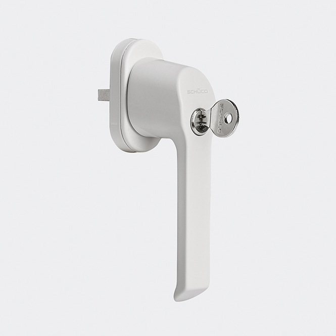 Klamka okienna zamykana 