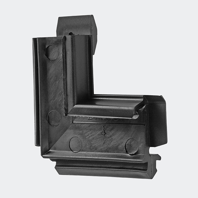 Narożniki uszczelki do uszczelki środkowej Srebrnoszare