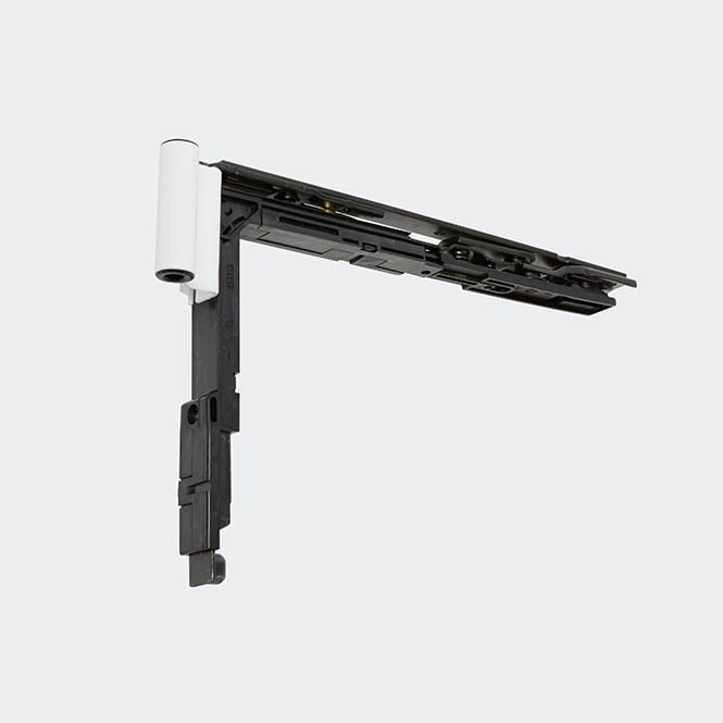 Przekładnia narożna rozwórki rozwierno-uchylnej 