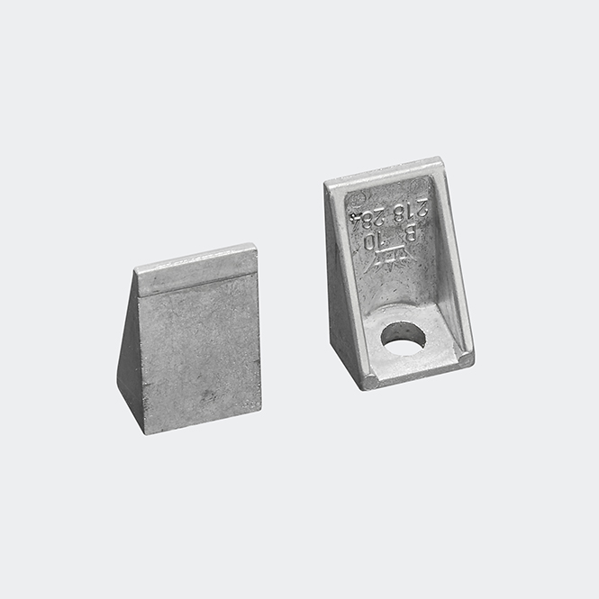 Kątownik wzmacniający do klamki z przekładnią 