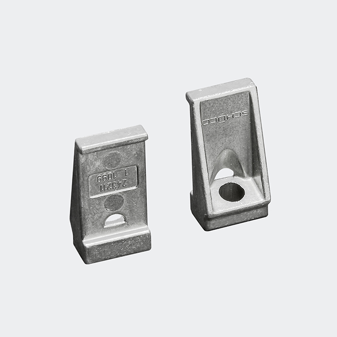 Kątownik wzmacniający do klamki z przekładnią 