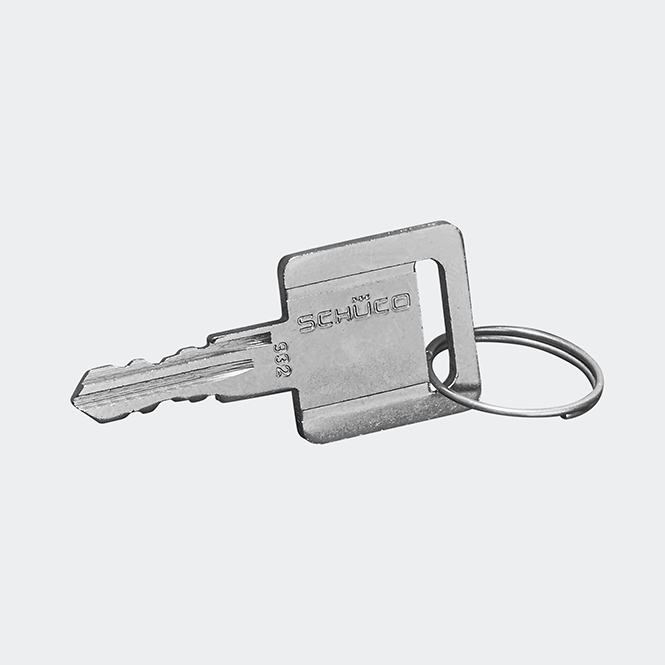 Klucz zapasowy do zamykanych klamek okiennych 