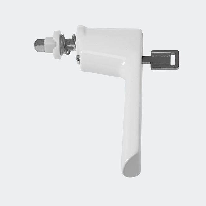 Klamka okienna RC RAL 9010 (biały alpejski)