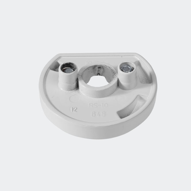 Rozeta mocująca antywłamaniowa RC RAL9016 (biały sygnałowy) | lewe