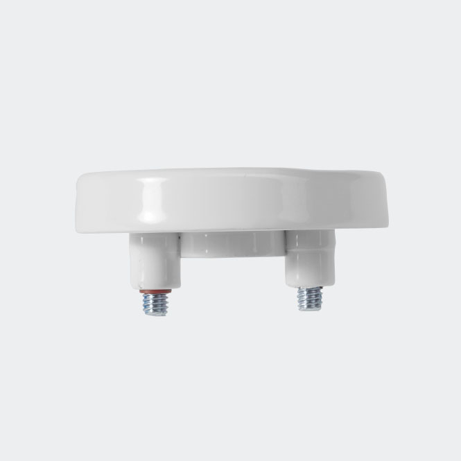 Rozeta mocująca antywłamaniowa RC RAL9016 (biały sygnałowy) | Prawy