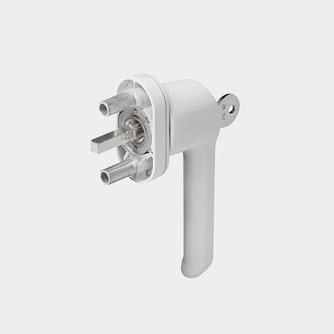 Klamka okienna zamykana 