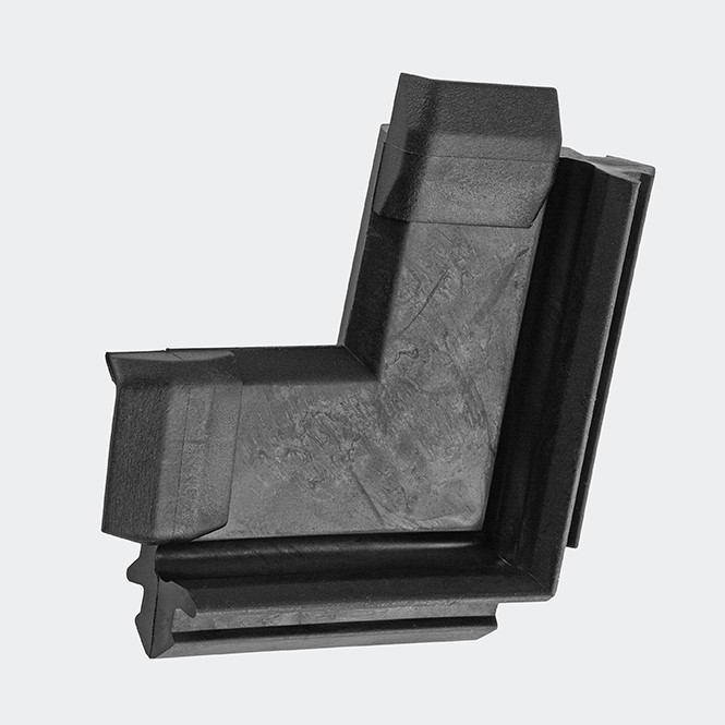 Narożniki uszczelki do uszczelki środkowej Srebrnoszare