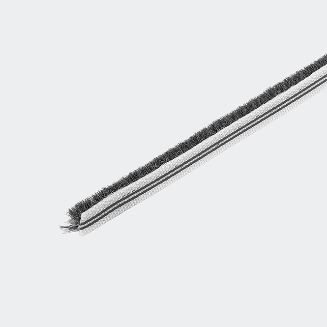 Uszczelka szczotkowa 6,5 mm czarna 