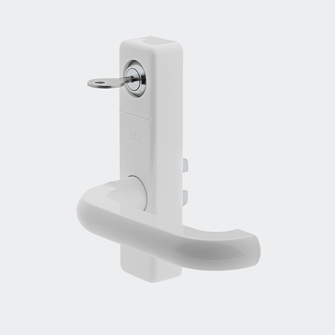 Klamka okienna (dźwignia ręczna przekładni) zamykana, 21457700, 21457800, 21457900, 21458000 