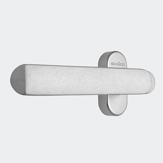 Klamki drzwiowe, proste, 240156 EV1 (srebrny) | wygięta