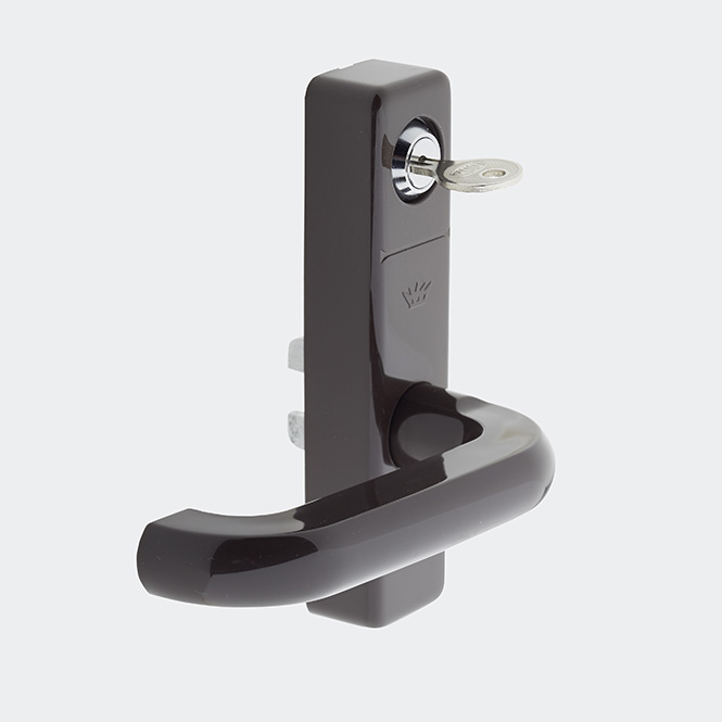 Klamka okienna (dźwignia ręczna przekładni) zamykana, 21457700, 21457800, 21457900, 21458000 