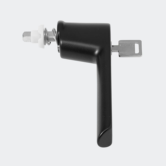 Klamka okienna RC RAL 9005 (głęboka czerń)