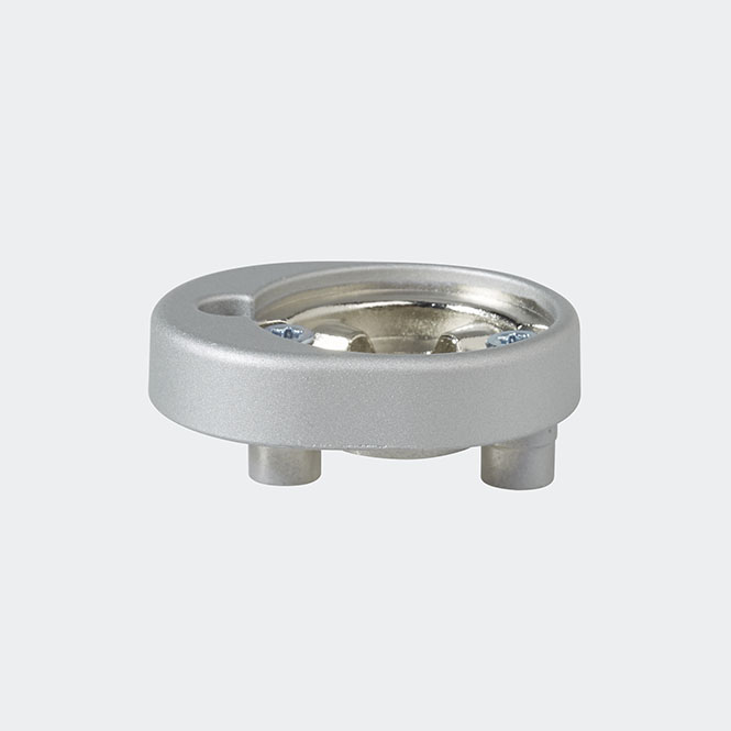 Rozeta mocująca antywłamaniowa RC Srebrny