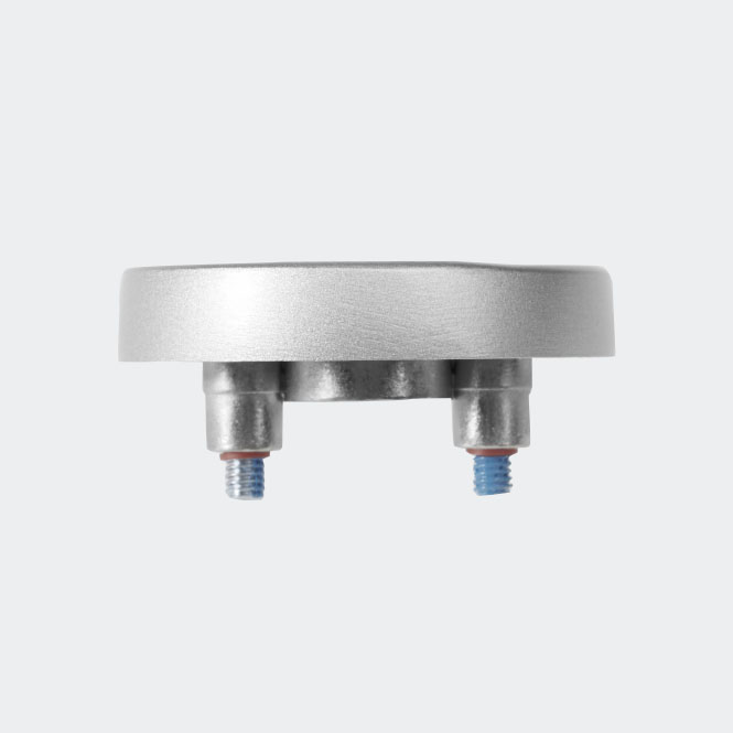 Rozeta mocująca antywłamaniowa RC Srebrny | lewy