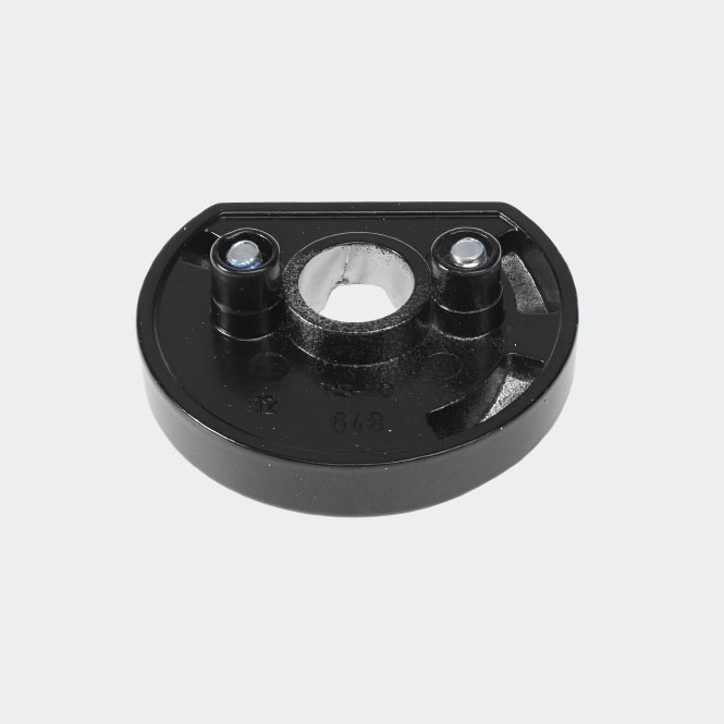 Rozeta mocująca antywłamaniowa RC RAL9005 (głęboka czerń) | Lewe