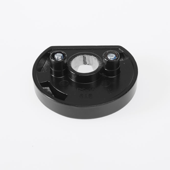 Rozeta mocująca antywłamaniowa RC RAL 9005 (głęboka czerń) | prawy