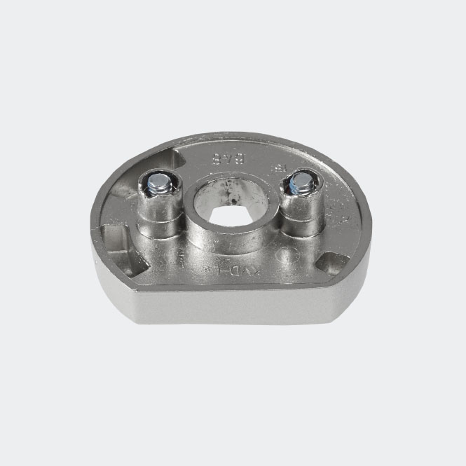 Rozeta mocująca antywłamaniowa RC Stal nierdzewna | Lewy