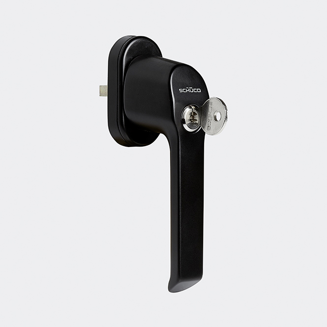 Klamka okienna zamykana 