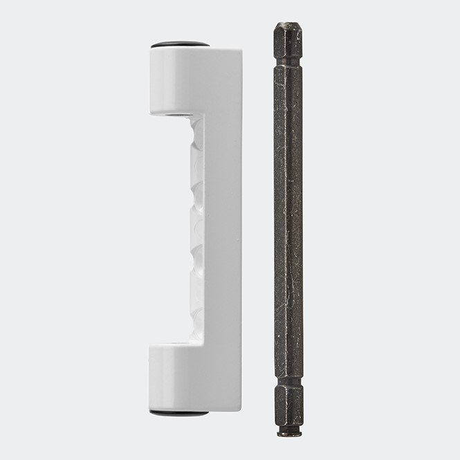 Zawias rozwórki z trzpieniem, design 