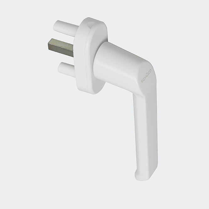 Klamka okienna biała Corona AS 60 