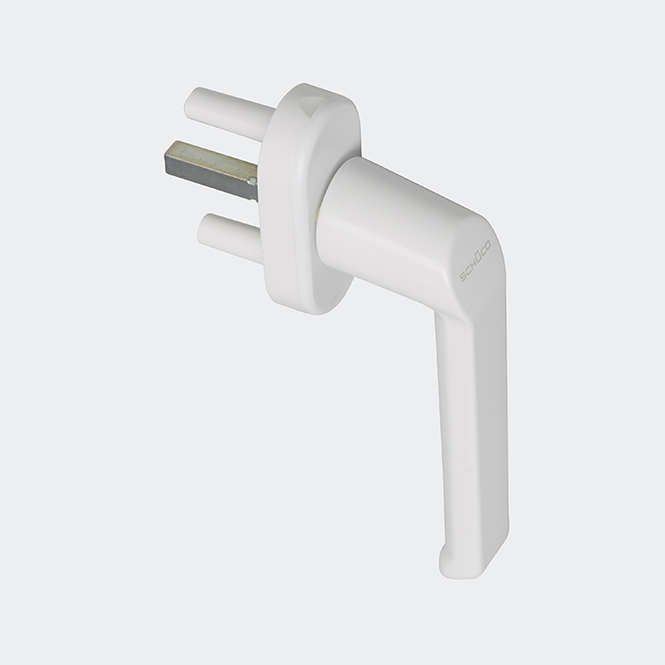 Klamka okienna biała Corona CT 70