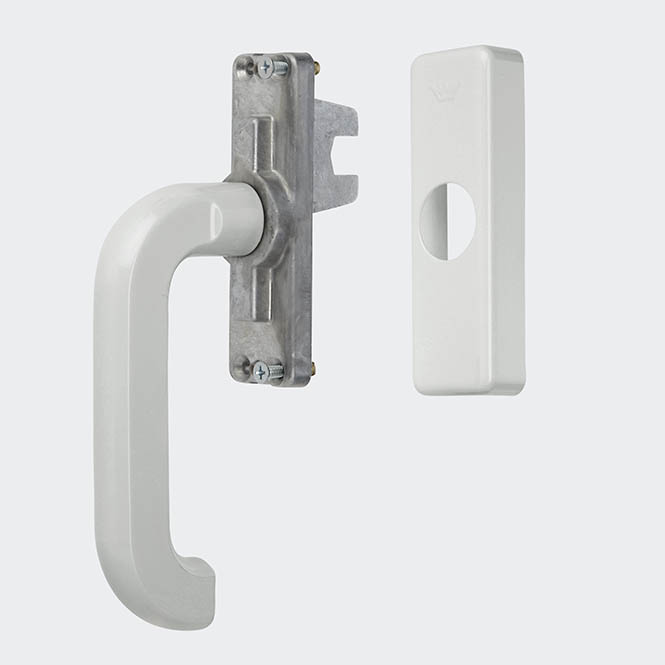 Klamka okienna (dźwignia ręczna przekładni), 21455600 Biały