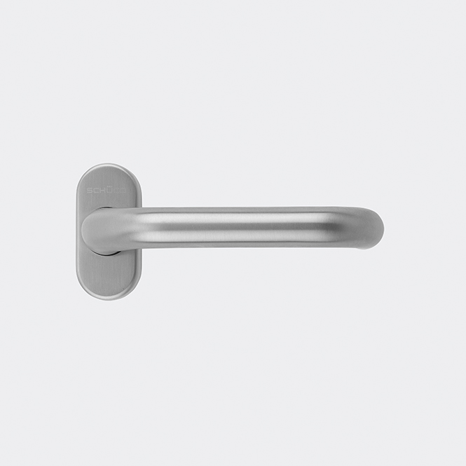 Klamka drzwiowa, ukośna 