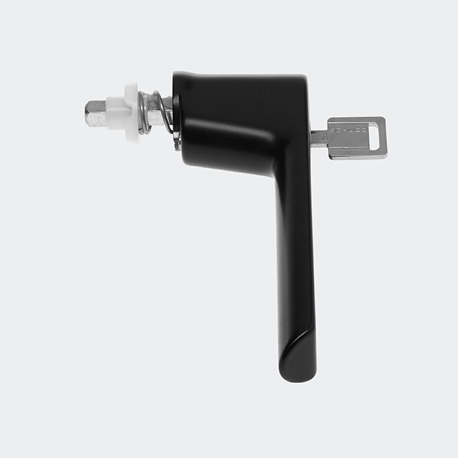 Klamka okienna RC, 247657 RAL 9005 (głęboka czerń)