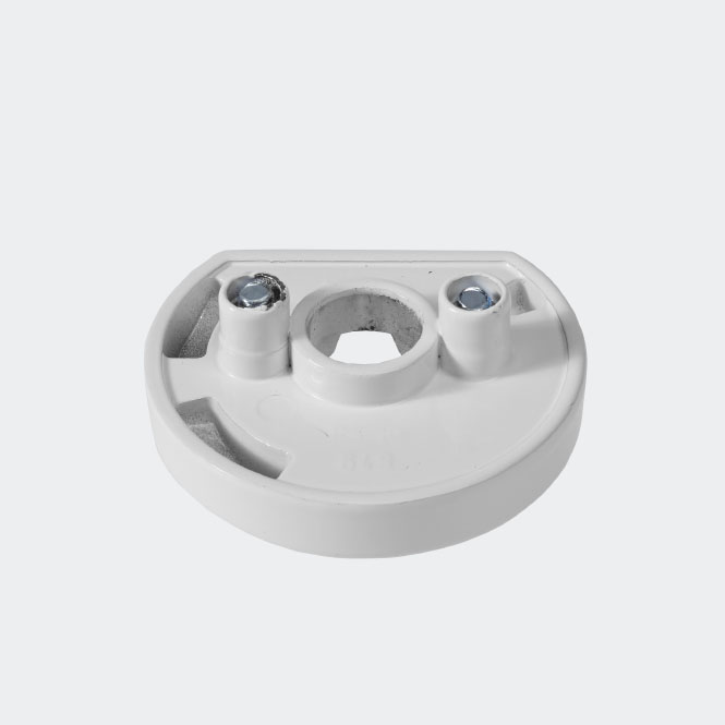 Rozeta mocująca antywłamaniowa RC RAL9016 (biały sygnałowy) | Prawy