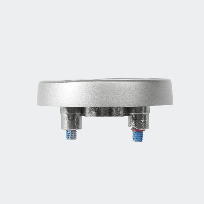 Rozeta mocująca antywłamaniowa RC Stal nierdzewna | Lewy