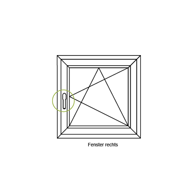 Klamka okienna antywłamaniowa z przyciskiem blokującym 